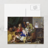 De slapende Christus, 1655 Briefkaart (Voorkant / Achterkant)
