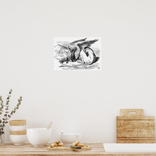 De slapende griffie poster (Keuken)