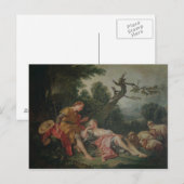 De slapende herderin briefkaart (Voorkant / Achterkant)