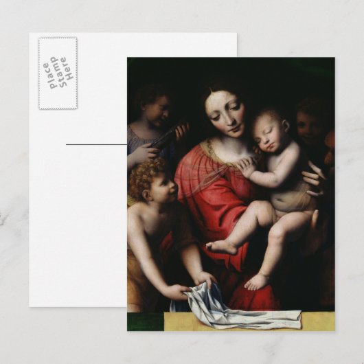 De slapende Jezus Briefkaart (Voorkant / Achterkant)