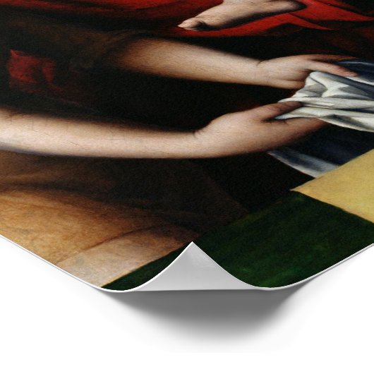 De slapende Jezus Poster (Hoek)