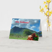 De slapende reuzenkerst kaart (Gele Bloem)