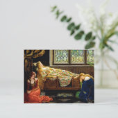 De slapende schoonheid briefkaart (Staand voorkant)