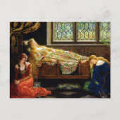 De slapende schoonheid briefkaart (Voorkant)