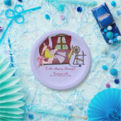 De slapende schoonheid papieren bordje (Feest)