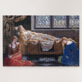 De slapende schoonheid van John Collier 1921 Legpuzzel (Horizontaal)