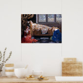 De slapende schoonheid van John Collier 1921 Poster (Keuken)