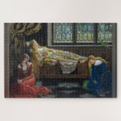 De slapende schoonheid van John Collier Legpuzzel (Horizontaal)