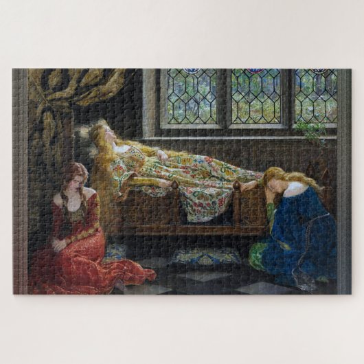 De slapende schoonheid van John Collier Legpuzzel (Horizontaal)
