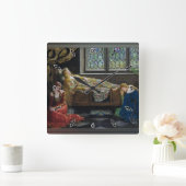 De slapende schoonheid van John Collier Vierkante Klok (Huis)