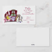 De slapende schoonheid visitekaartje (Voorkant / Achterkant)