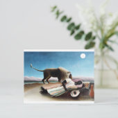 De slapende zigeuner, Henri Rousseau (1897) Briefkaart (Staand voorkant)