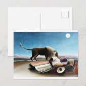 De slapende zigeuner, Henri Rousseau (1897) Briefkaart (Voorkant / Achterkant)
