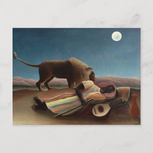 De slapende zigeuner, Henri Rousseau Briefkaart