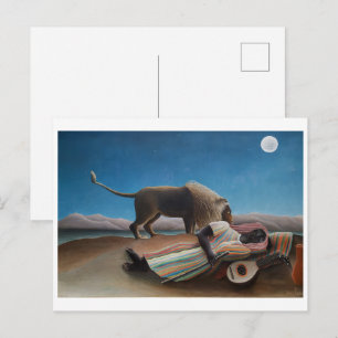 De slapende zigeuner Henri Rousseau Briefkaart