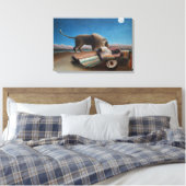 De slapende zigeuner | Henri Rousseau | Canvas Afdruk (Insitu (Slaapkamer))