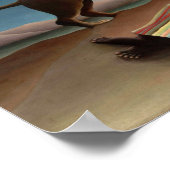 De slapende zigeuner, Henri Rousseau Poster (Hoek)