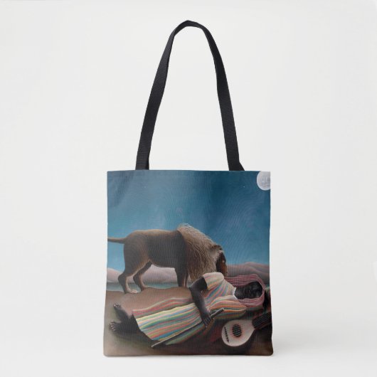 De slapende zigeuner, Henri Rousseau Tote Bag (Voorkant)