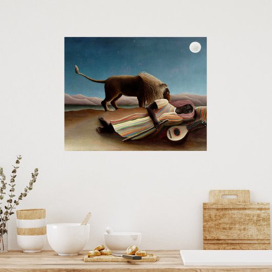 De slapende zigeuner poster (Keuken)