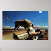 De slapende zigeuner poster (Voorkant)