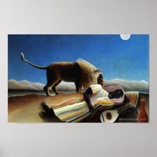 De slapende zigeuner poster