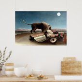 De slapende zigeuner van Henri Rousseau Poster (Keuken)