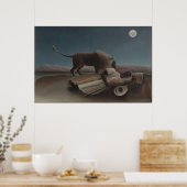 De slapende zigeuner van Henri Rousseau Poster (Keuken)