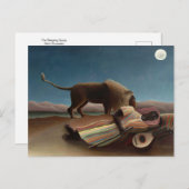 De slapende zigeuner van het Briefkaart Henri Rous (Voorkant / Achterkant)