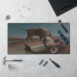 De Slapende Zigeunerin van Henri Rousseau, Vintage Bureaumat