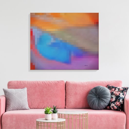 De Slaper Canvas Afdruk (Insitu (Woonkamer))