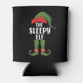 De Slapy Elf Family Matching Group Kerstmis Blikjeskoeler (Voorkant)