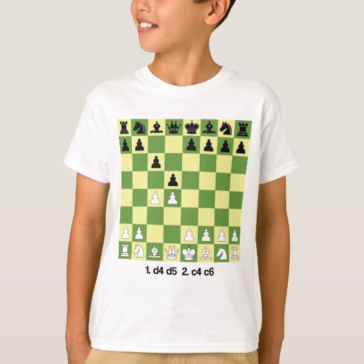De Slav Defense Chess Openingen Shirt Chess Gift (Voorkant)
