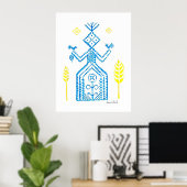 De Slavische godin Mokosh Poster (Thuiskantoor)