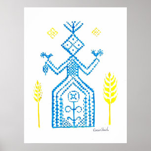 De Slavische godin Mokosh Poster