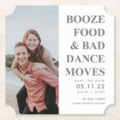 De slechte dansbeweging van het Levensmiddel van B Kartonnen Onderzetters (Voorkant)