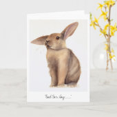 De slechte die Dag van het Oor in Watercolour Kaart (Gele Bloem)