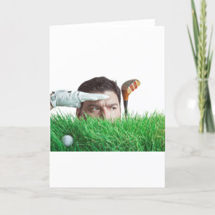 De slechte Golfdag is beter dan een goede werkdag Kaart