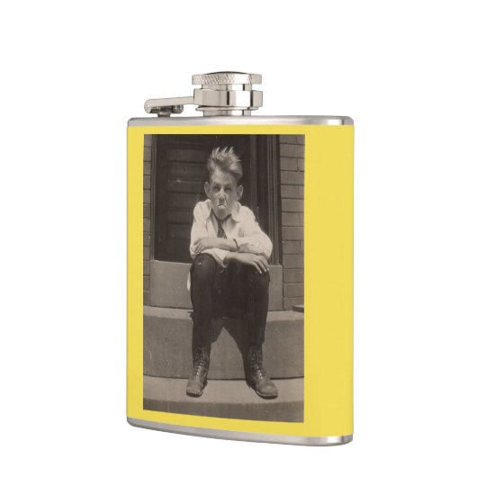 de slechte houding heupfles (Links)