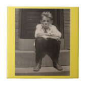 de slechte houding tegeltje (Voorkant)