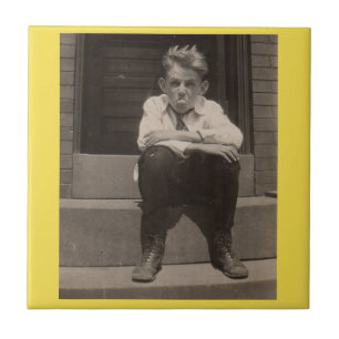 de slechte houding tegeltje