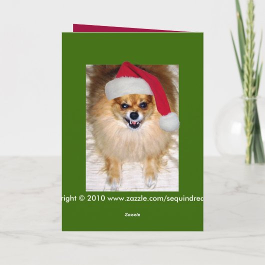 De slechte Kerstkaart van de Kerstman Feestdagen Kaart (Achterkant)