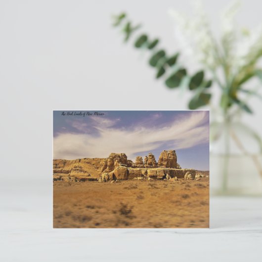 De slechte Lands van New Mexico Briefkaart (Staand voorkant)