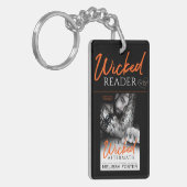 De slechte lezer - de slechte nasleep Keyring Sleutelhanger (Voorkant Links)