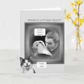 De slechte nacht van Dracula Kaart (Gele Bloem)