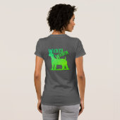 De slechte wanch van de vrouw t-shirt (Achterkant volledig)