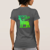 De slechte wanch van de vrouw t-shirt (Achterkant)