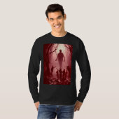 De slechteriken najagen (Rood) T-shirt (Voorkant volledig)