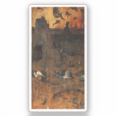 De slechtheid van de mensheid voor de vloed sticker (Voorkant)