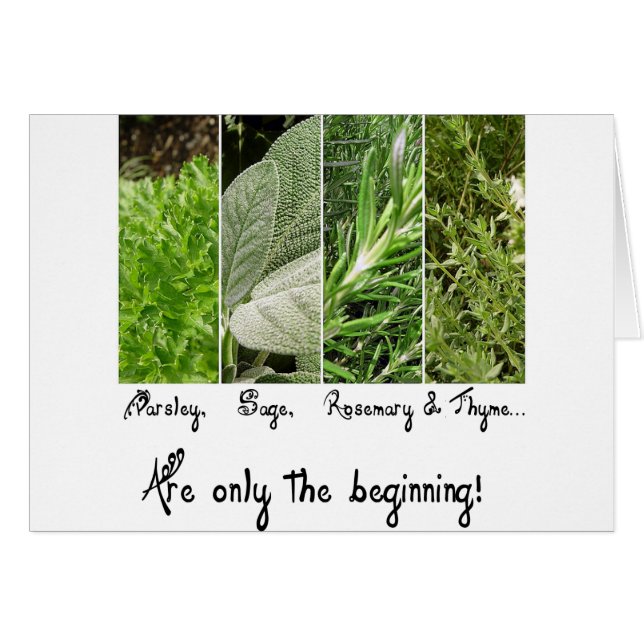 De slechts Kaart van het Begin (Voorkant Horizontaal)