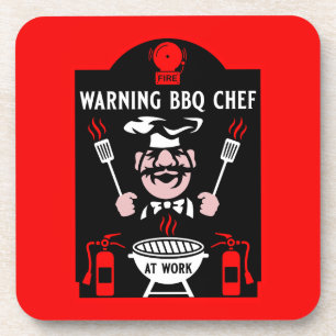De slechtste BBQ-kok ter wereld Bier Onderzetter